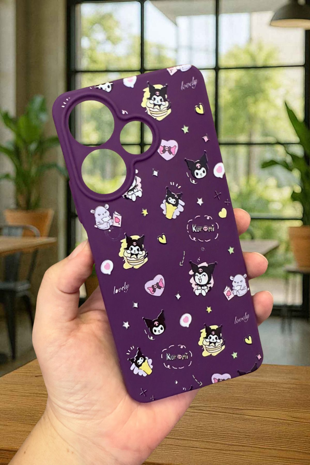 Xiaomi Redmi 13 4G KURUMI DESENLİ Silikon Darbe Emici Klasik Korumalı Rubber Kılıf