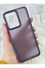 Redmi Note 12 4g (PRO DEĞİL) - Arkası Buzlu Şeffaf Hassas Düğme Kamera Çıkıntılı Sert Mat Perfect
