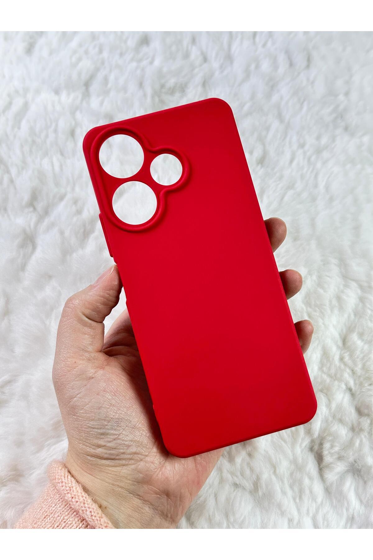 Redmi 13 - Silikon Darbe Emici Klasik Korumalı Rubber Kılıf