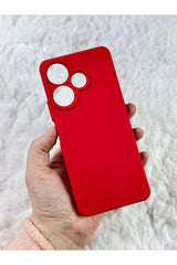 Redmi 13 - Silikon Darbe Emici Klasik Korumalı Rubber Kılıf