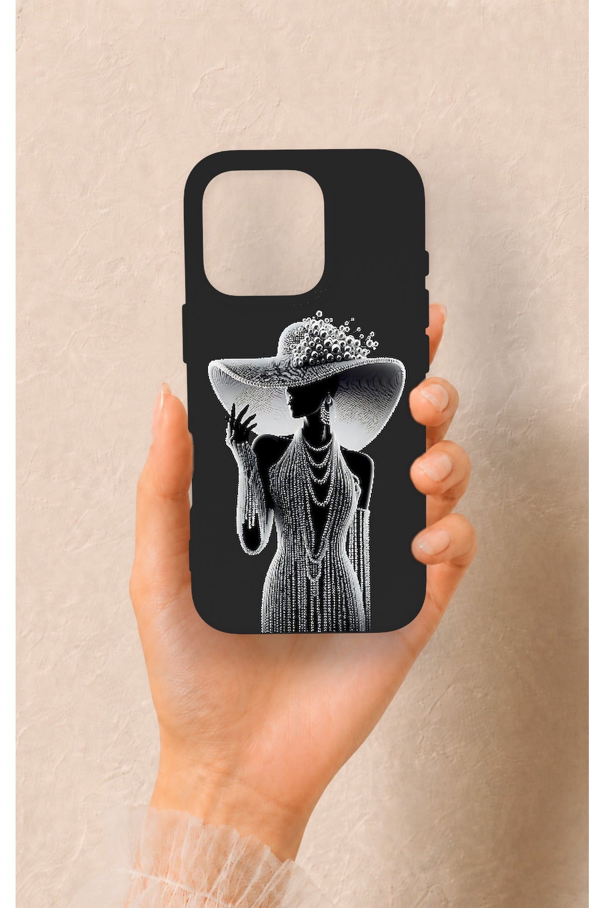 Samsung A52 Uyumlu Lady Desenli Silikon Kılıf