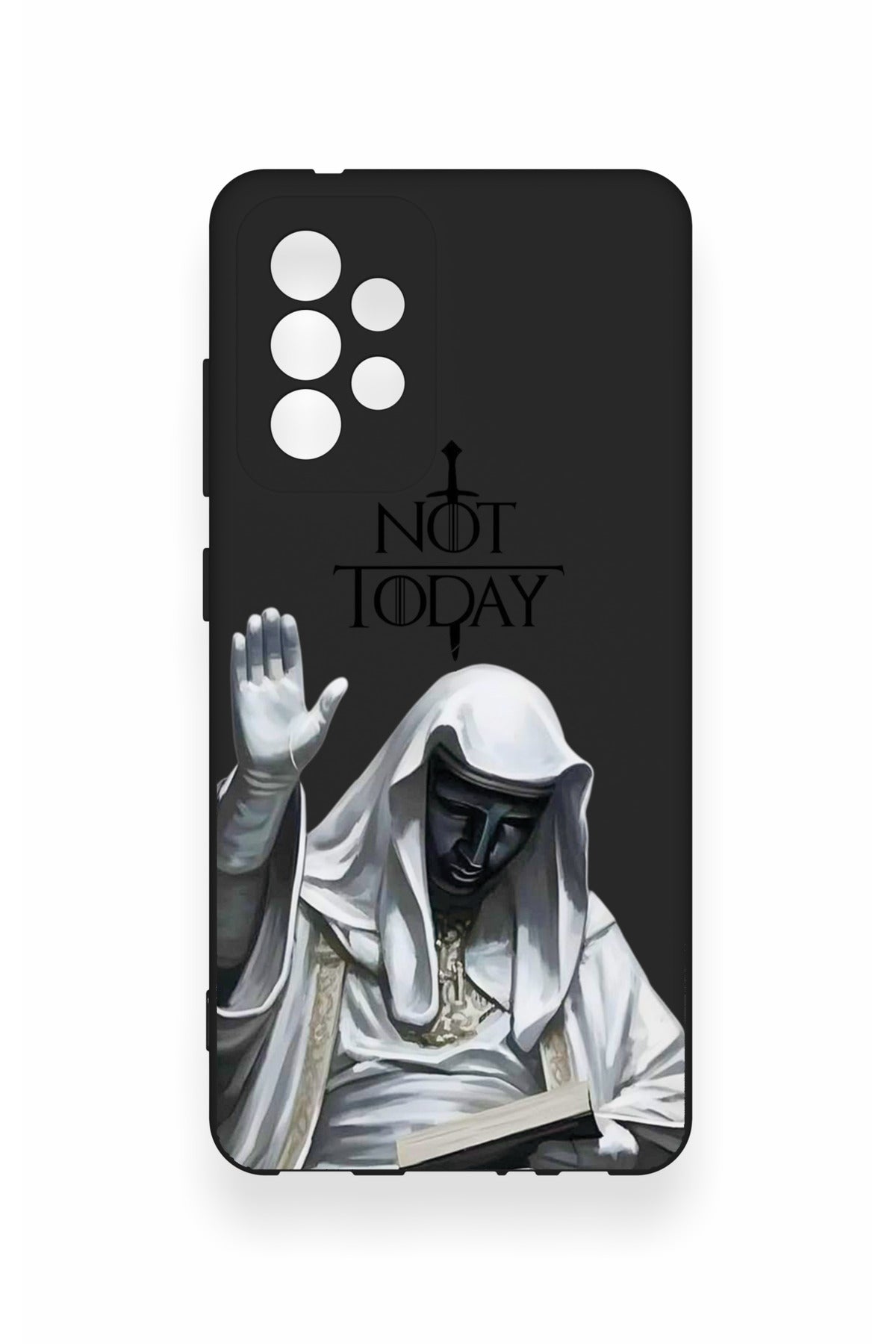 Samsung A52 Uyumlu Not Today Desenli Silikon Kılıf