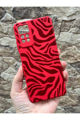 Redmi Note 11 Pro/Note 12 Pro 4G Uyumlu Zebra Desenli Silikon Darbe Emici Klasik Korumalı Kılıf