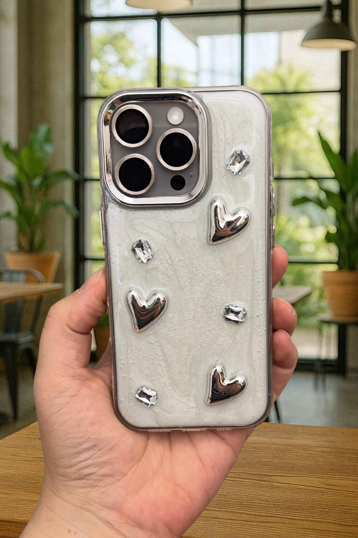 iPhone 16 Pro Kamera Çıkıntılı Şık ve Dayanıklı Telefon Kılıfı - Zarif Tasarımlar Moda Kılıf