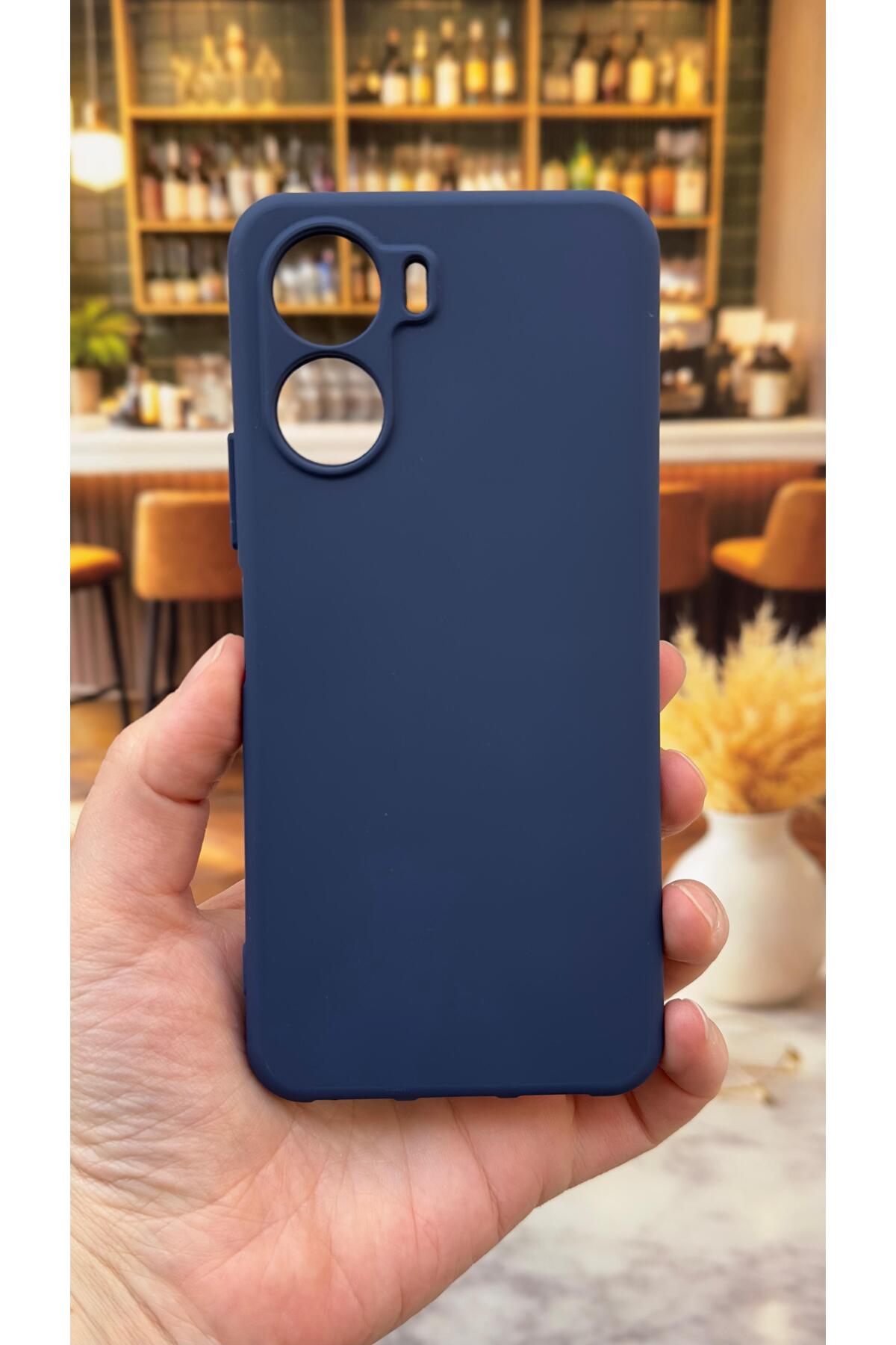 Vivo Y16 Uyumlu Silikon Darbe Emici Klasik Korumalı Rubber Kılıf