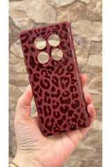 Redmi Note 14 Pro 5G Uyumlu Leopar Desenli Silikon Darbe Emici Klasik Korumalı Rubber Kılıf