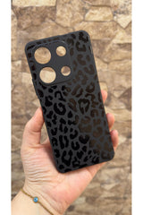 İNFİNİX NOTE 30 Uyumlu Leopar Desenli Silikon Darbe Emici Klasik Korumalı Rubber Kılıf