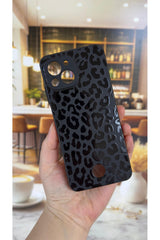 REEDER S23 PRO MAX Uyumlu Leopar Desenli Silikon Darbe Emici Klasik Korumalı Rubber Kılıf