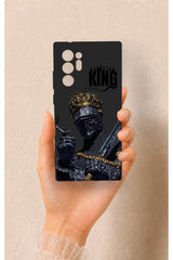 Samsung Note 20 Ultra Uyumlu King Desenli Silikon Kılıf