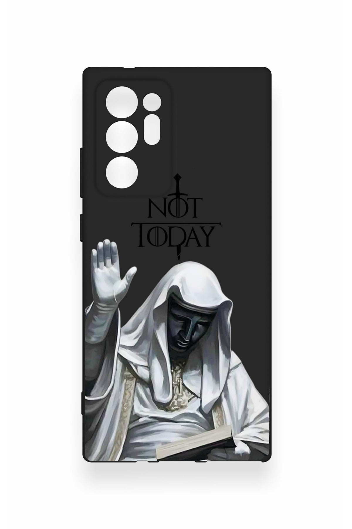 Samsung Note 20 Ultra Uyumlu Not Today Desenli Silikon Kılıf