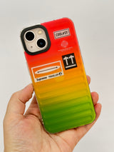 iPhone 14 Hologramlı Renk Değiştiren Kamera Çıkıntılı Trend Marka Tasarım New Design Kılıf