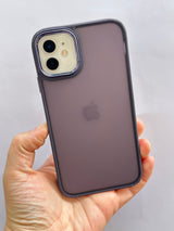 iPhone 11 Arkası Mat Yanları Mat Logo Gösteren Kamera Çıkıntılı Mat Perfect Kılıf