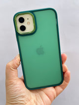 iPhone 11 Arkası Mat Yanları Mat Logo Gösteren Kamera Çıkıntılı Mat Perfect Kılıf