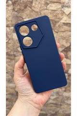 Tecno Camon 20 Pro 5G Uyumlu Silikon Darbe Emici Klasik Korumalı Rubber Kılıf