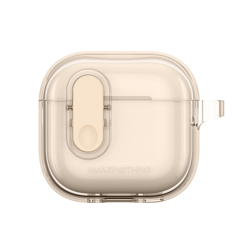 Airpods 4 Kılıf Amazingthing Magnetik Kilit Tasarımlı Minimal Serisi Kılıf
