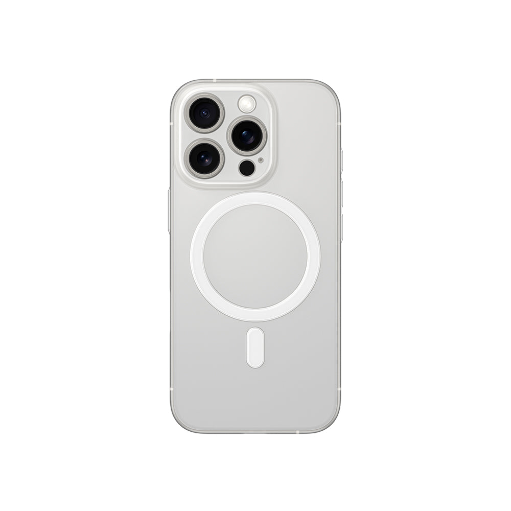 iPhone 16 Pro Kılıf Magsafe Şarj Özellikli Amazingthing Minimal Air Serisi Kapak Şeffaf