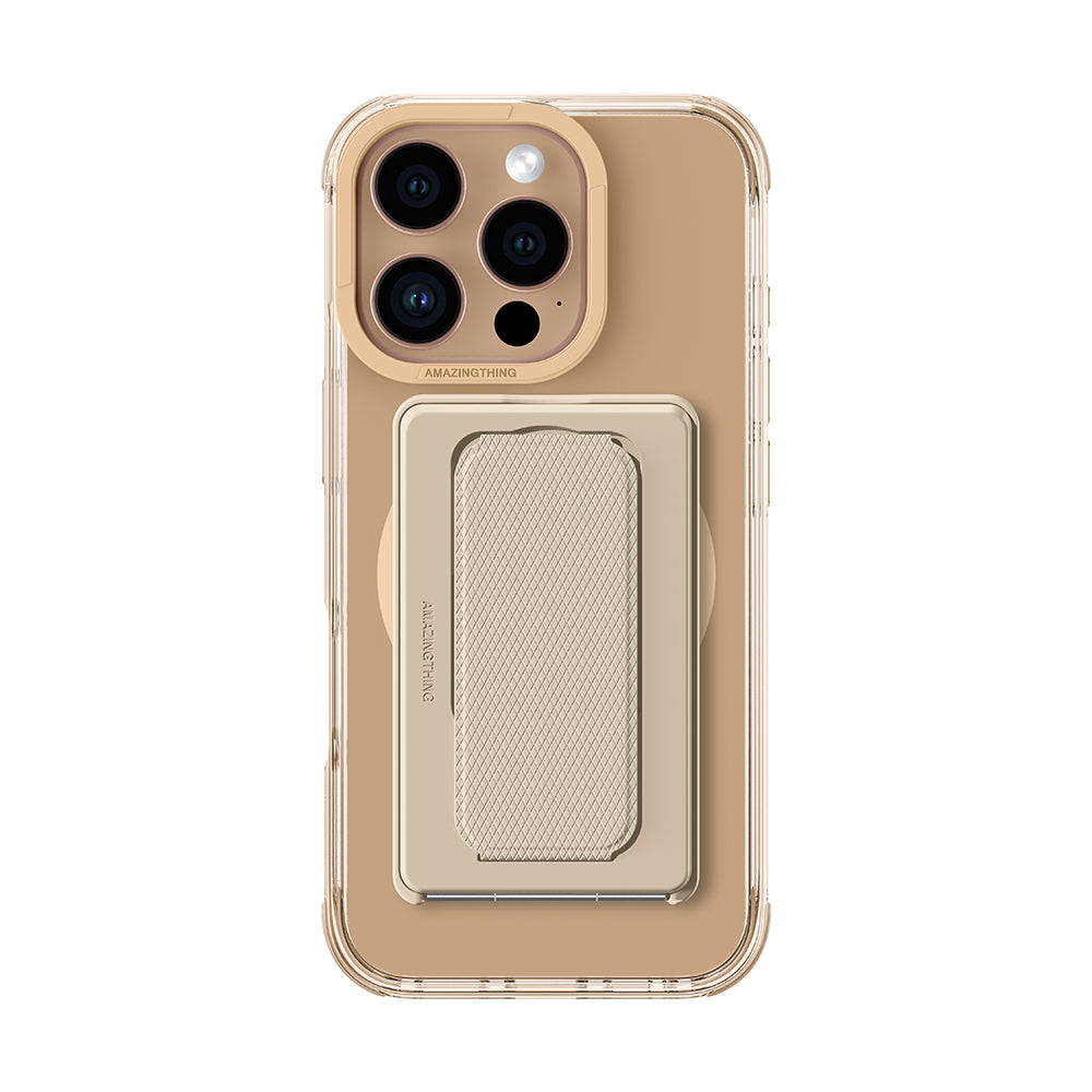 Apple iPhone 16 Pro Kılıf Magsafe Şarj Özellikli Standlı Set Amazingthing Omni Adventure Serisi Kapak