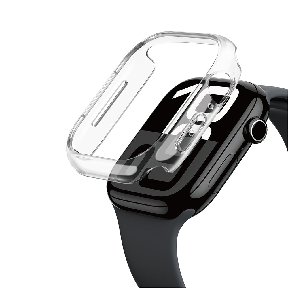 Watch 10 42mm Uyumlu Amazingthing Radix Minimal FrameLite Sert PC Kasa Koruyucu Şeffaf
