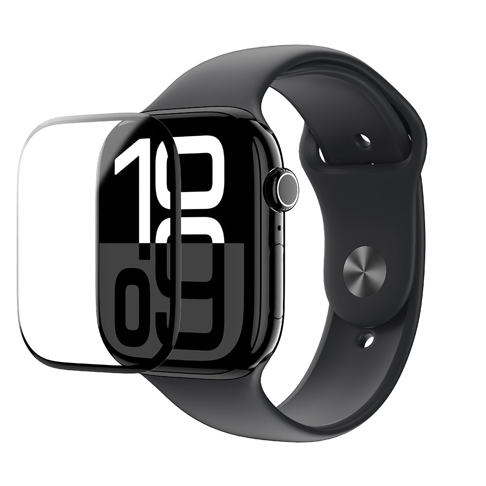 Watch 10 42mm Amazingthing Radix Parmak İzi Bırakmayan HD Ekran Koruyucu Uygulama Aparatlı Şeffaf