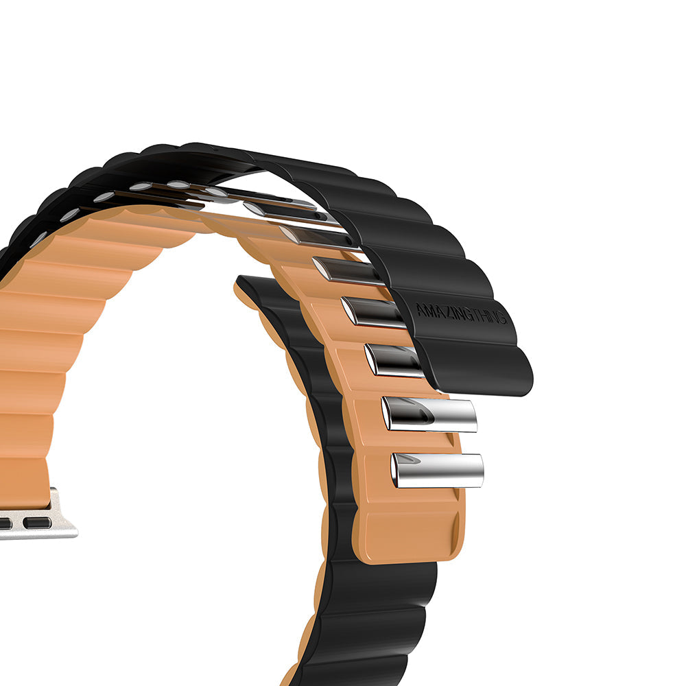 Apple Watch Amazingthing Smoothie Mag Magnetik Tak Çıkar Silikon Strap Kayış