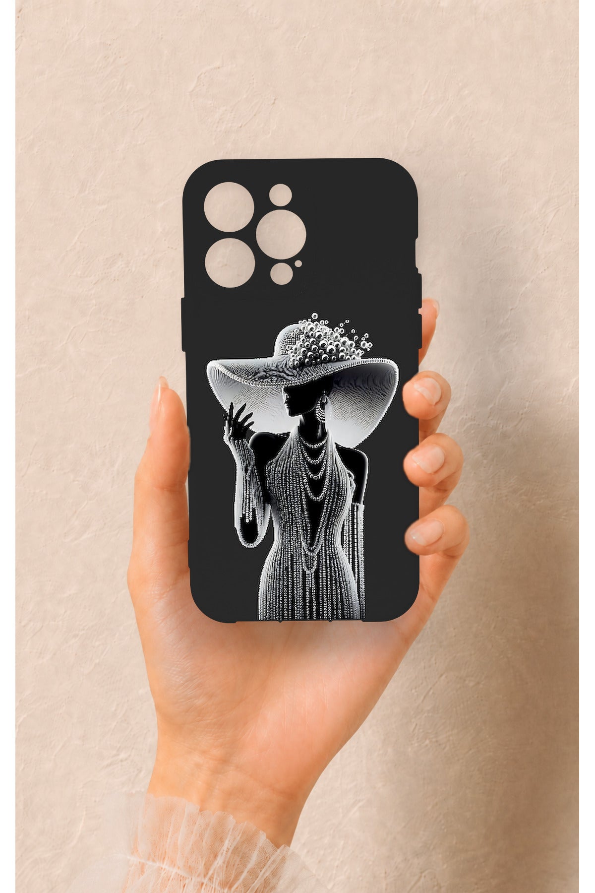 Poco X6 Pro Uyumlu Lady Desenli Silikon Kılıf