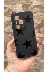 Honor 400 Pro Uyumlu Star Silikon Darbe Emici Klasik Korumalı Rubber Kılıf