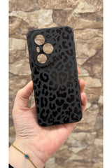 Honor 400 Pro Uyumlu Leopar Desenli Silikon Darbe Emici Klasik Korumalı Rubber Kılıf