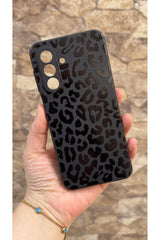 Samsung Galaxy A17 Uyumlu Leopar Desenli Silikon Darbe Emici Klasik Korumalı Rubber Kılıf