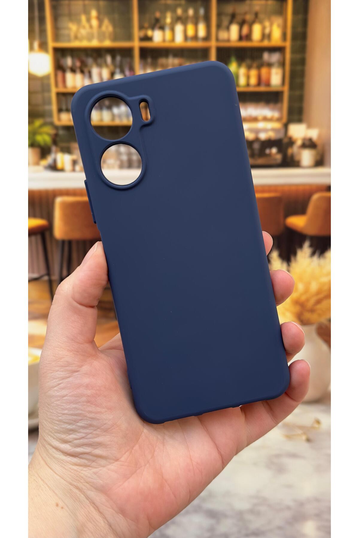 Vivo Y16 Uyumlu Silikon Darbe Emici Klasik Korumalı Rubber Kılıf