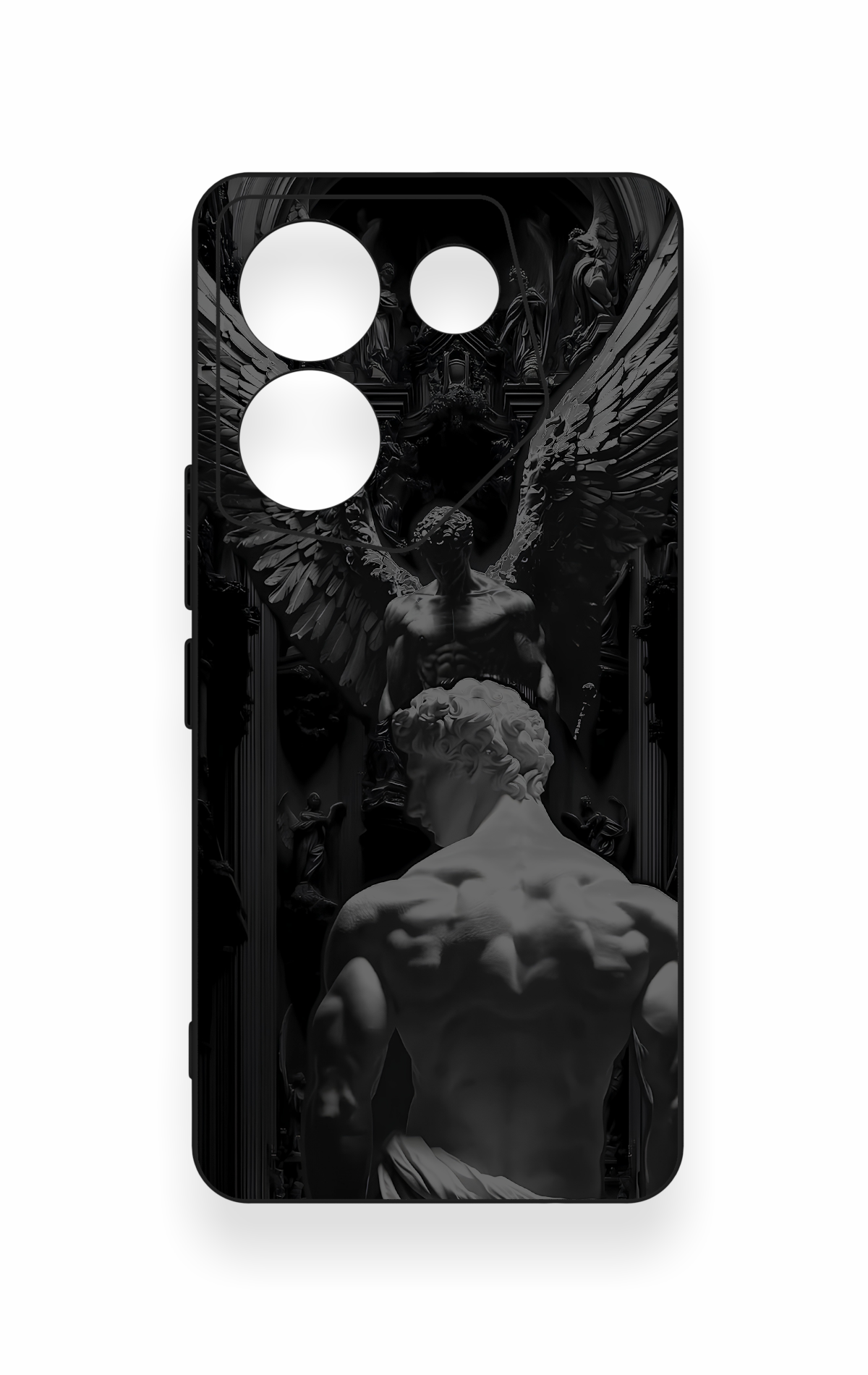 Tecno Camon 20 Pro Uyumlu Icarus Desenli Silikon Kılıf