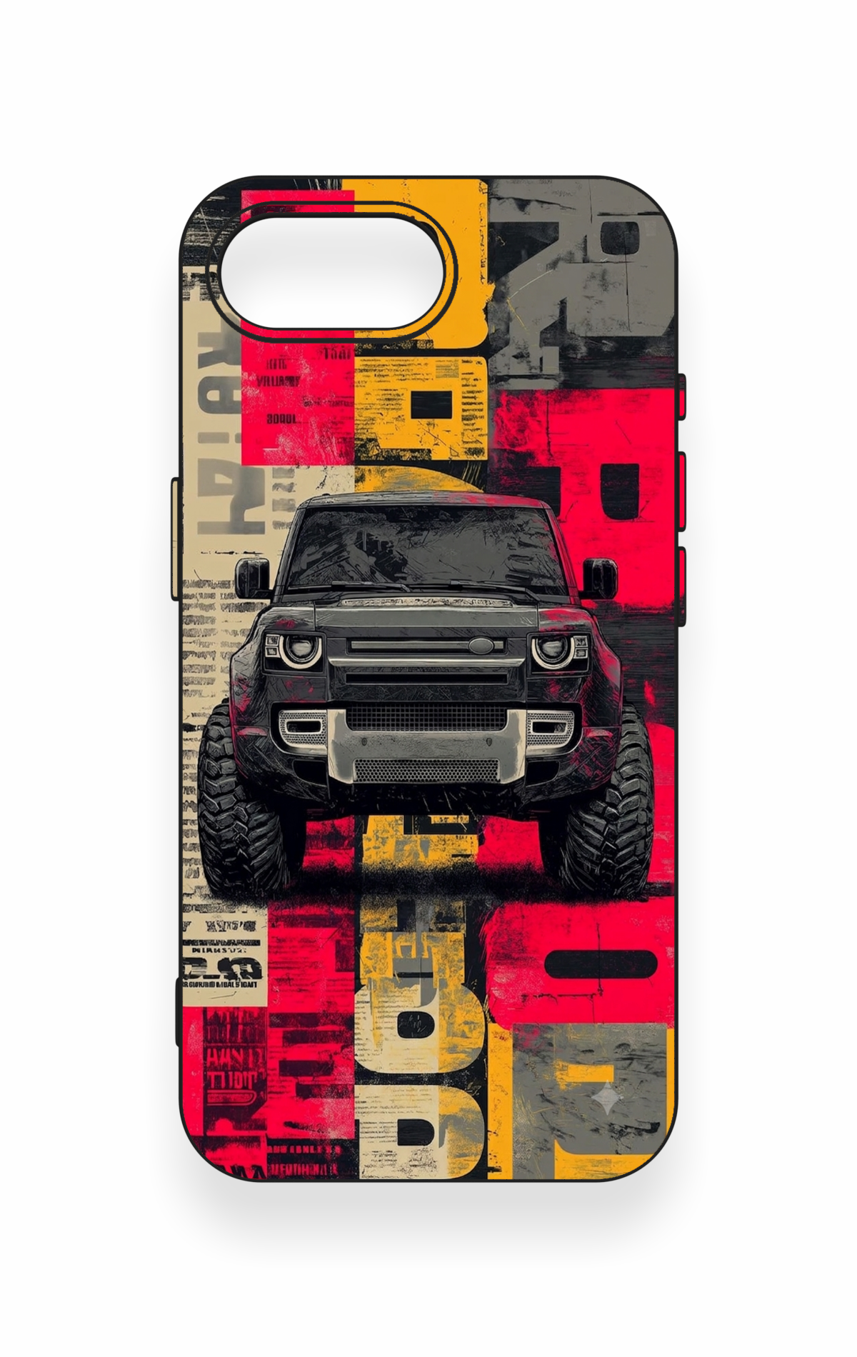 iPhone 16E Uyumlu Defender Truck Desenli Silikon Kılıf