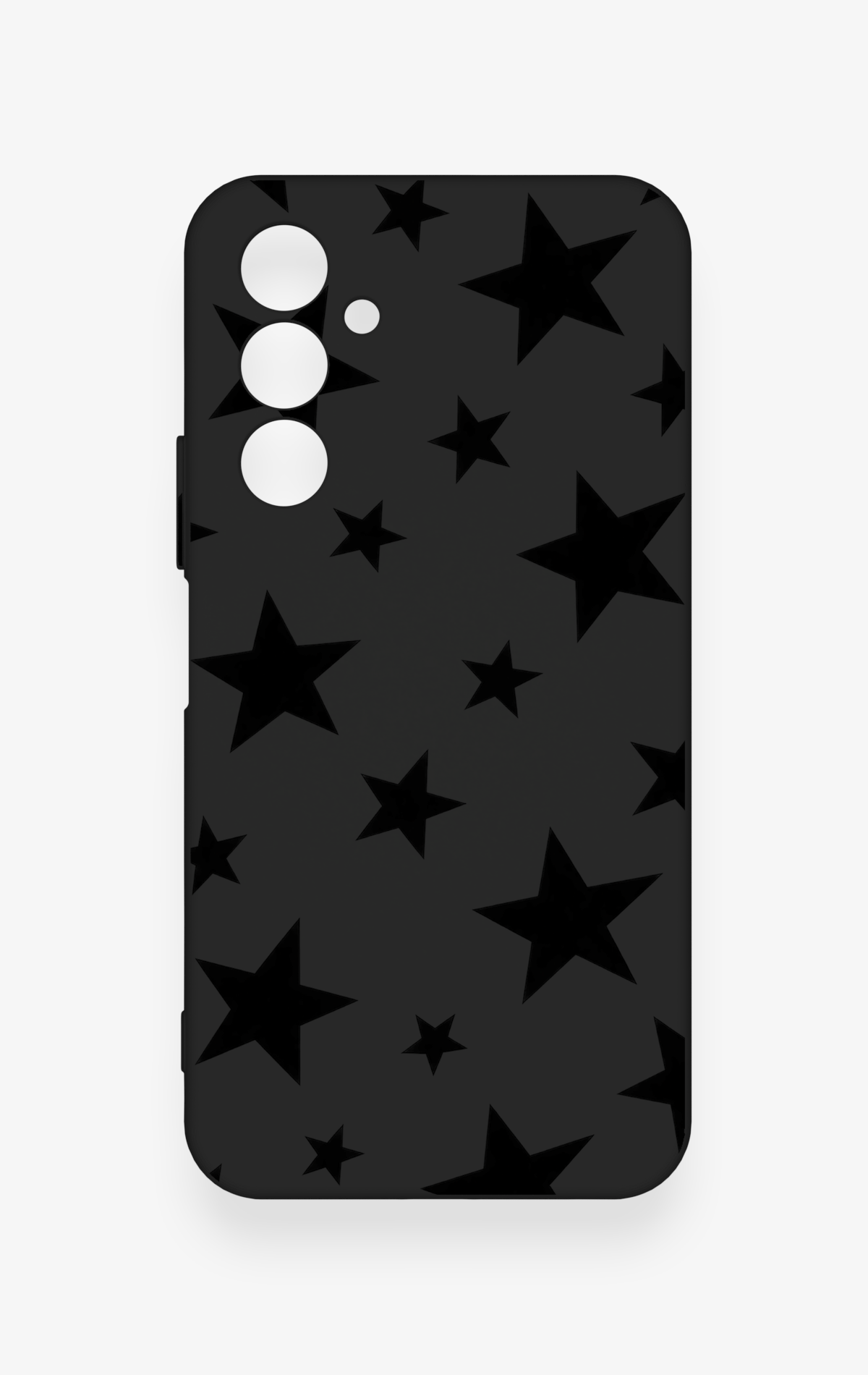 Samsung A54 Uyumlu Siyah Star Desenli Silikon Kılıf