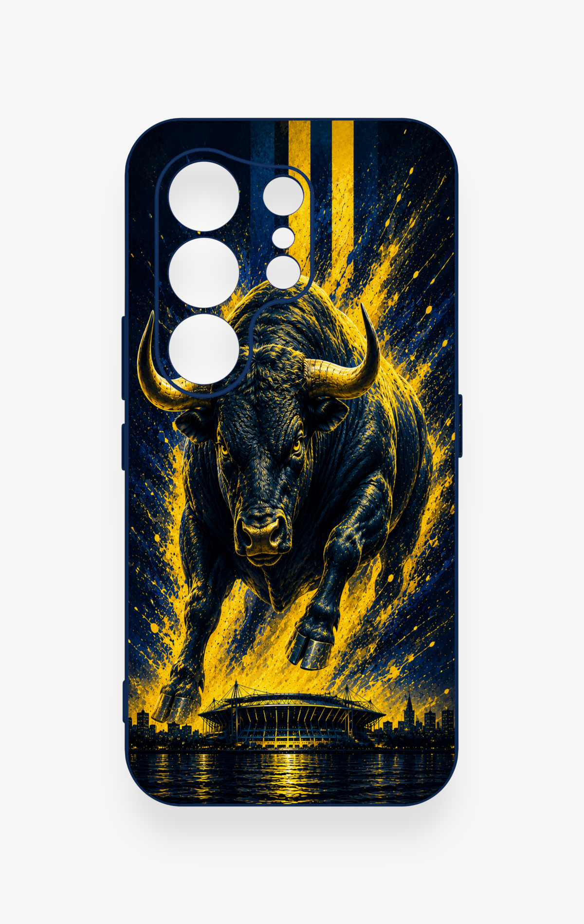 Tecno Camon 50 4G Uyumlu Kadiköy Boğası Desenli Silikon Kılıf