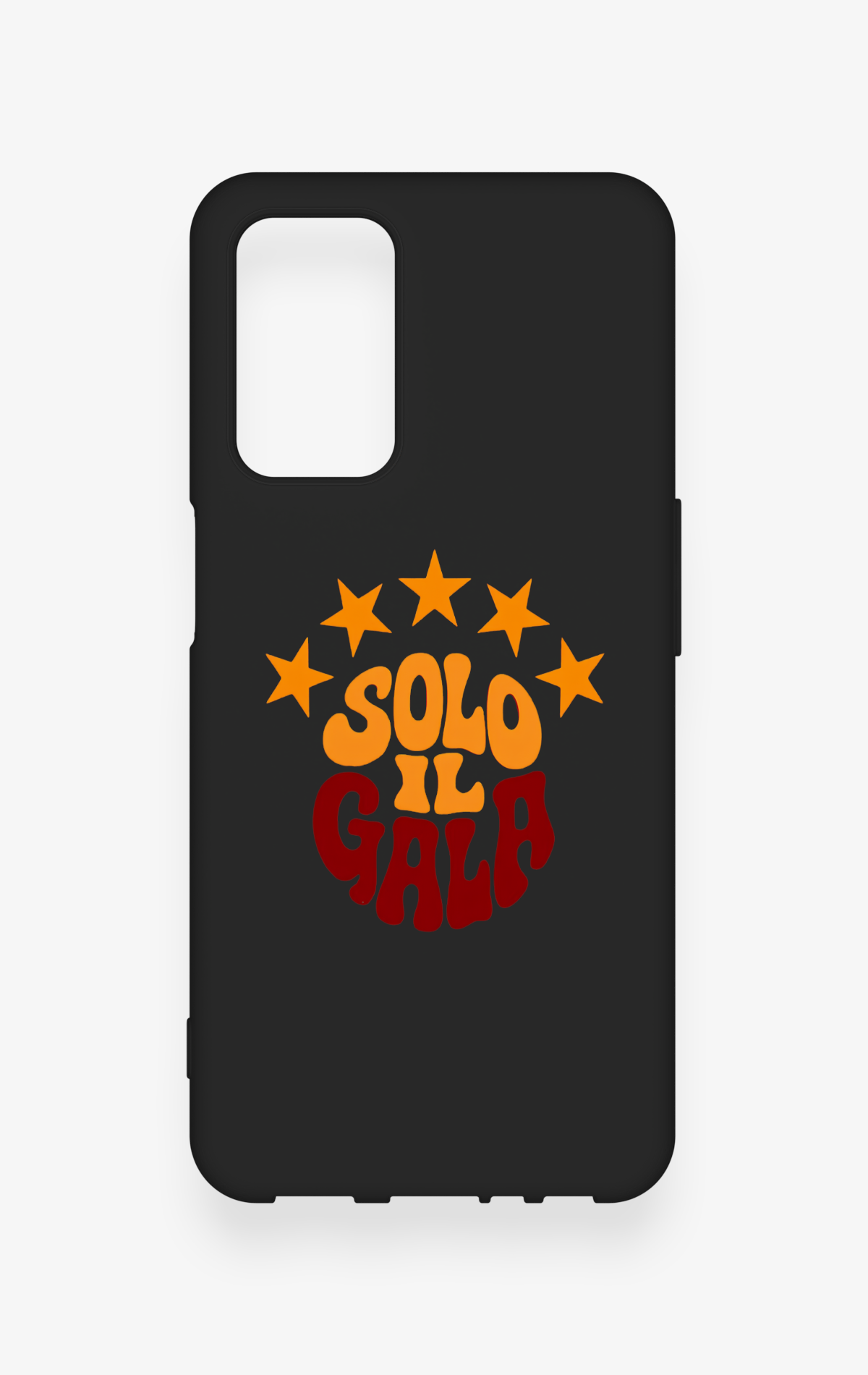 Oppo A55 Uyumlu Solo IL Gala Desenli Silikon Kılıf