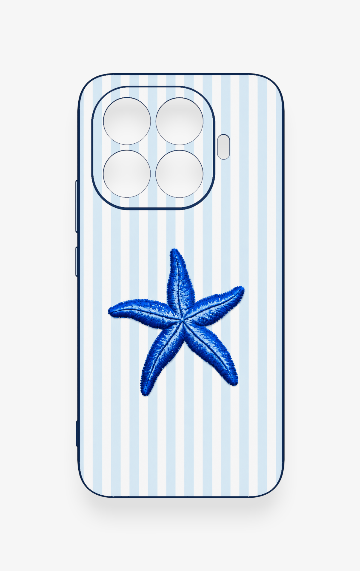 Mi 15T PRO Uyumlu Mavi Deniz Yıldızı Desenli Silikon Kılıf