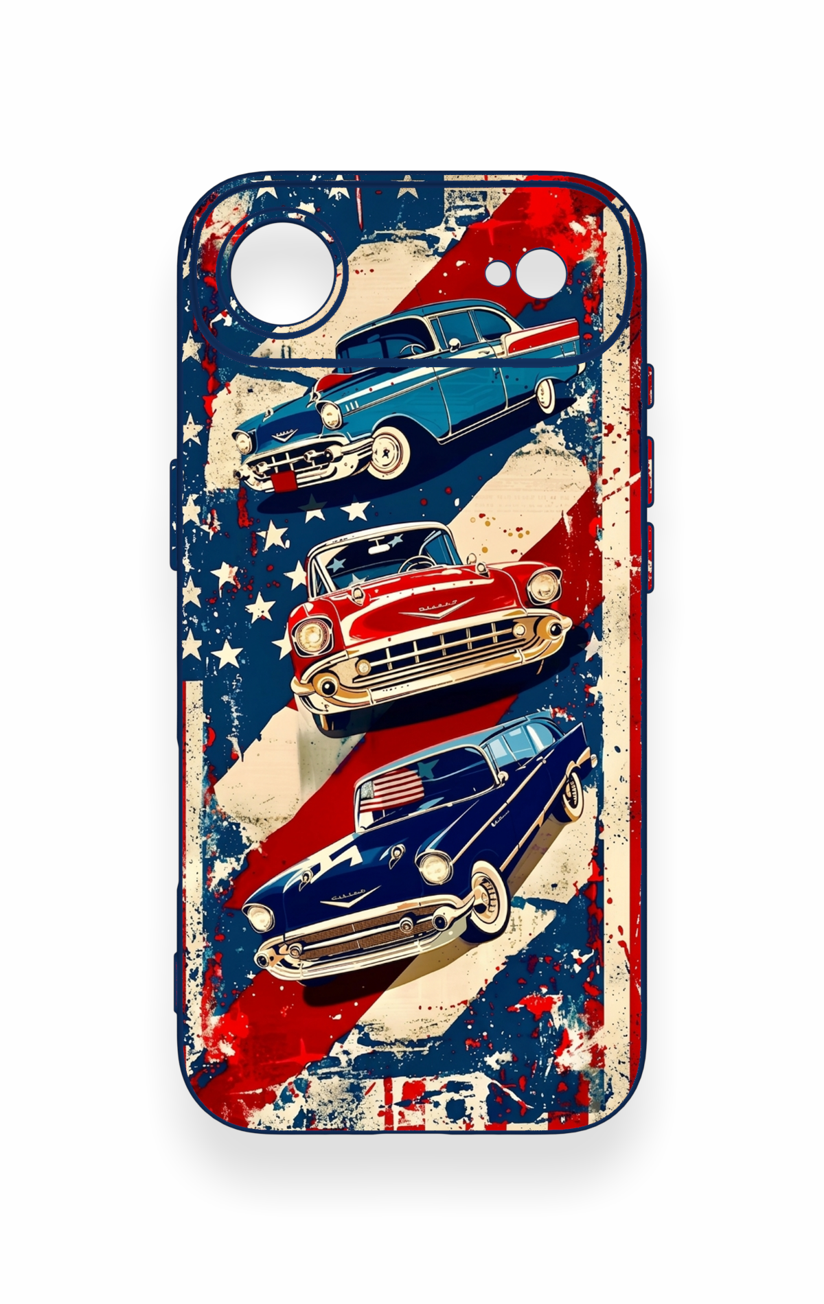 iPhone 17 Air Uyumlu Amerikan Chevrolet Desenli Silikon Kılıf