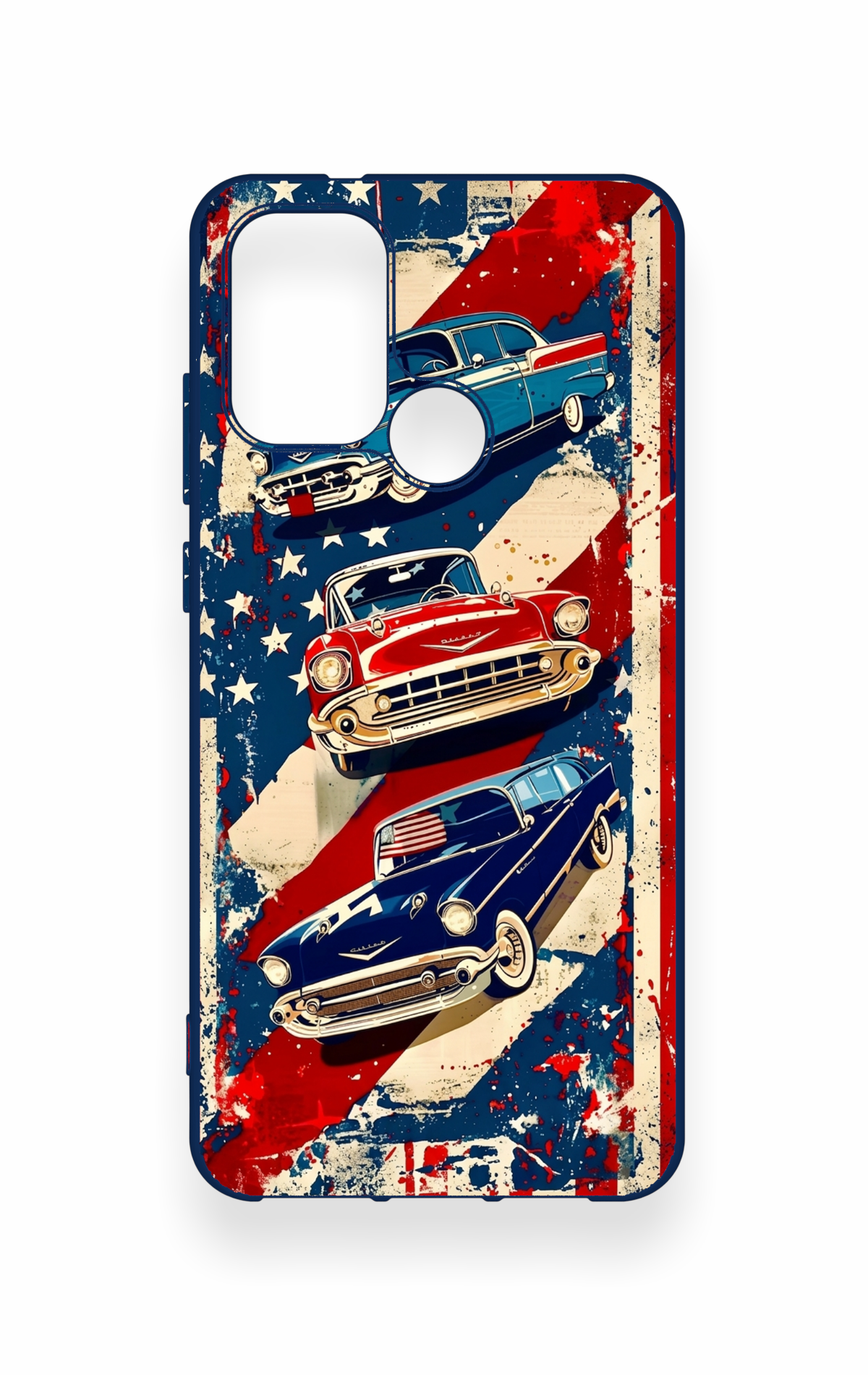 Casper Via F20 Uyumlu Amerikan Chevrolet Desenli Silikon Kılıf