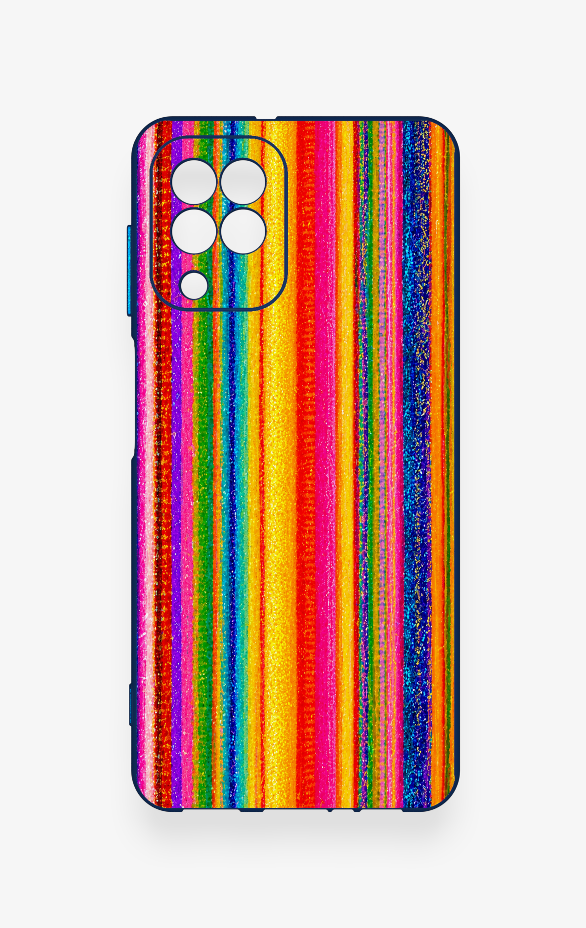 Samsung A22 Uyumlu Rengarenk Desenli Silikon Kılıf