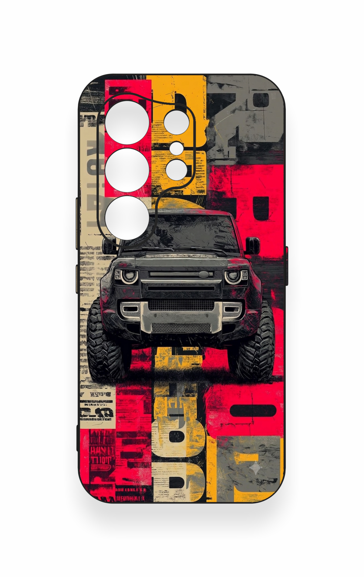 Tecno Camon 50 Uyumlu Defender Truck Desenli Silikon Kılıf