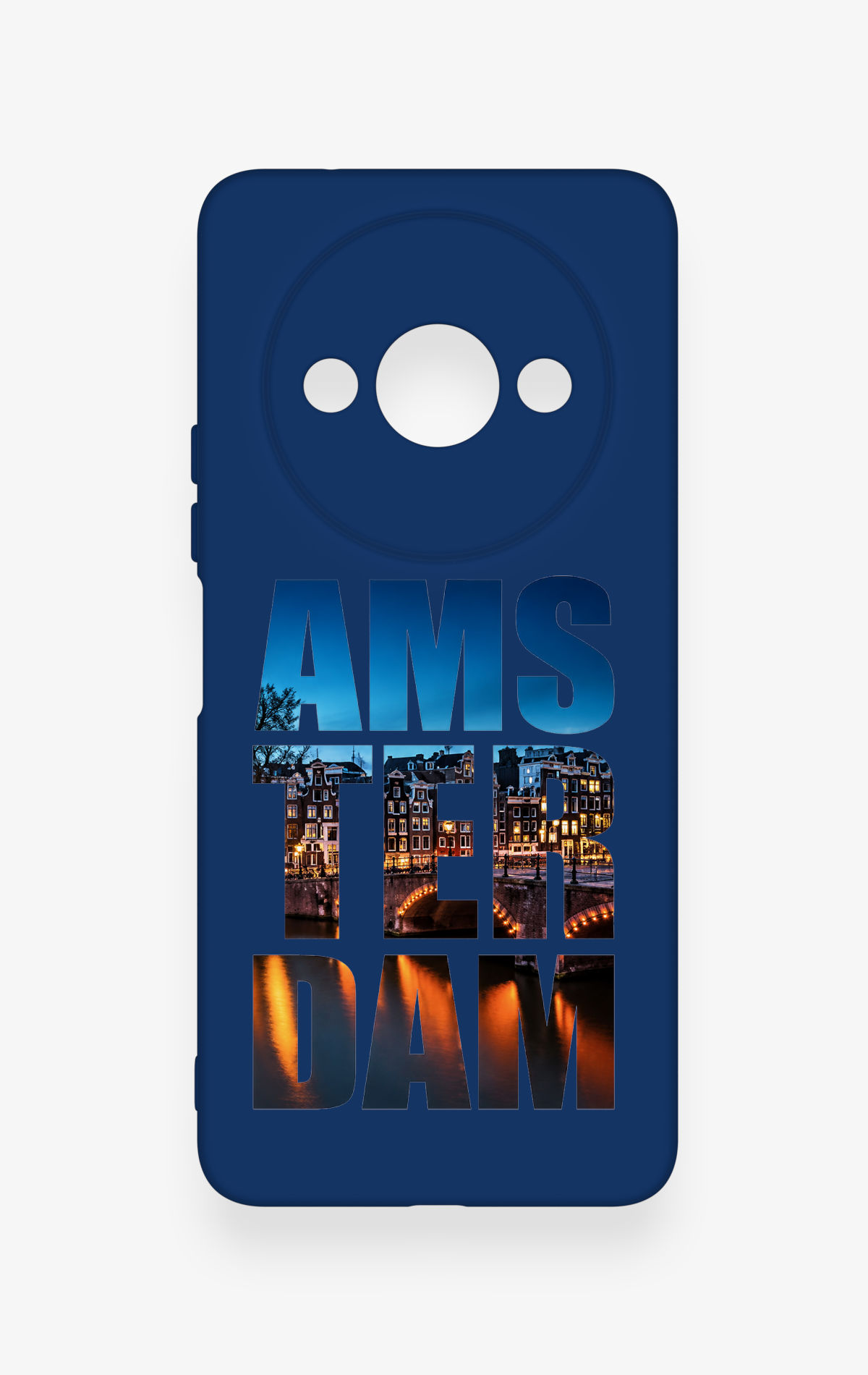 Redmi A3 Uyumlu Amsterdam Desenli Silikon Kılıf