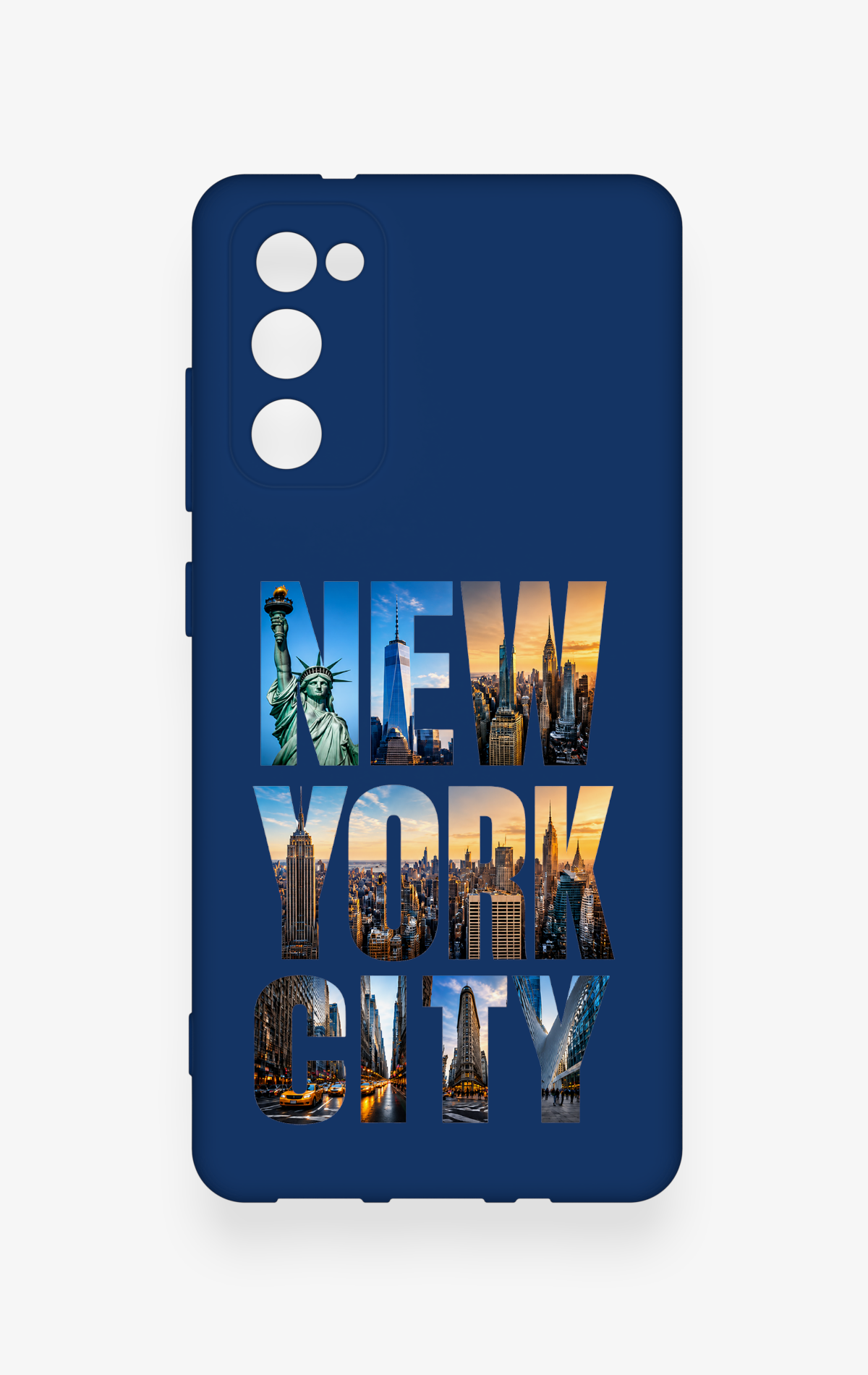 Samsung S20Fe Uyumlu New York City Desenli Silikon Kılıf