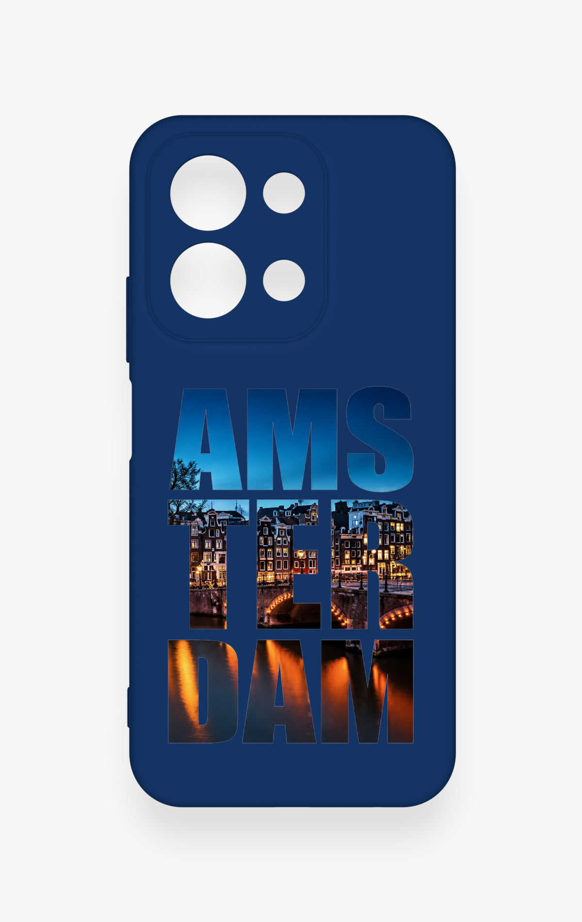 Redmi 15C 4G Uyumlu Amsterdam Desenli Silikon Kılıf