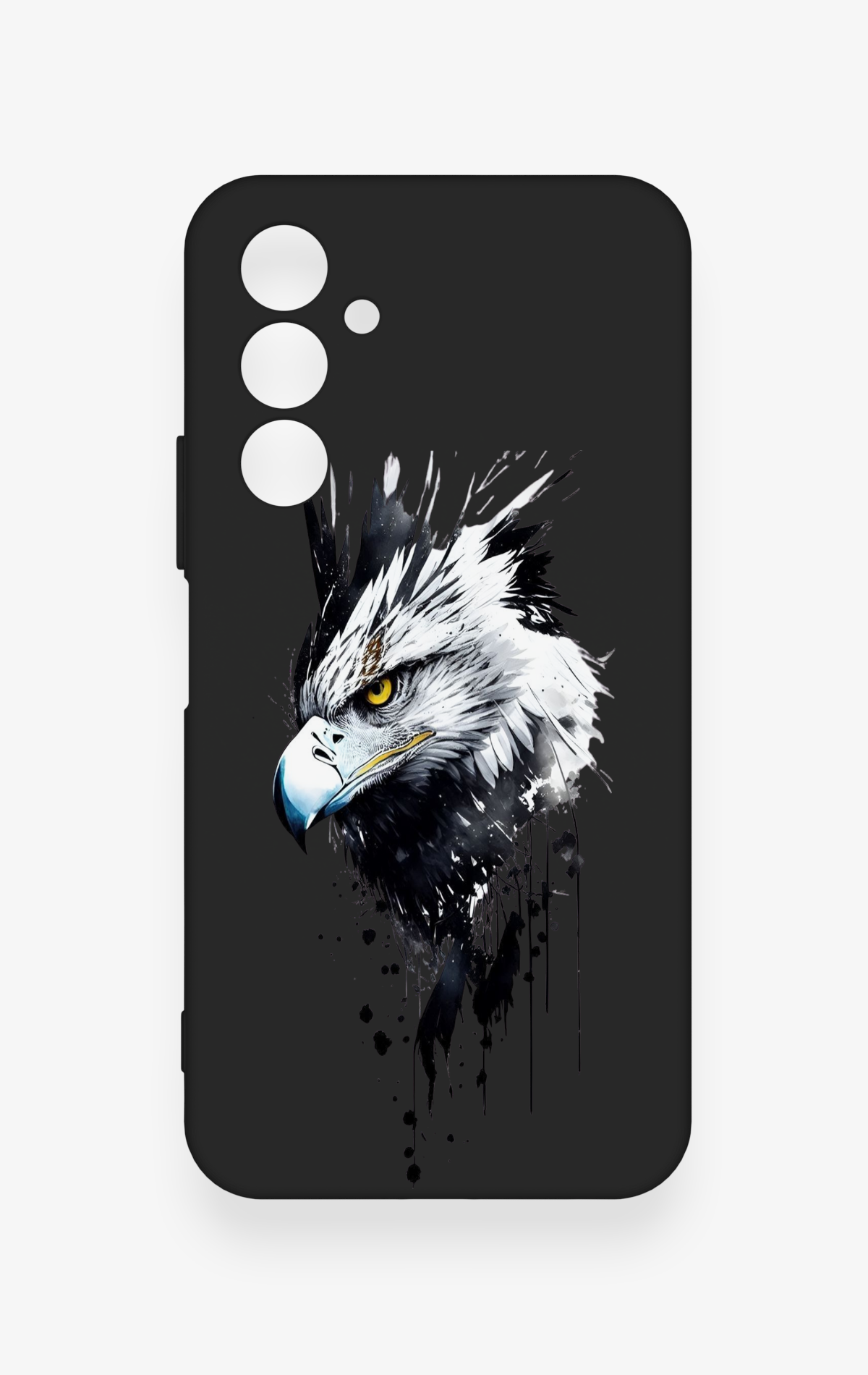 Samsung A54 Uyumlu Bald Eagle Desenli Silikon Kılıf