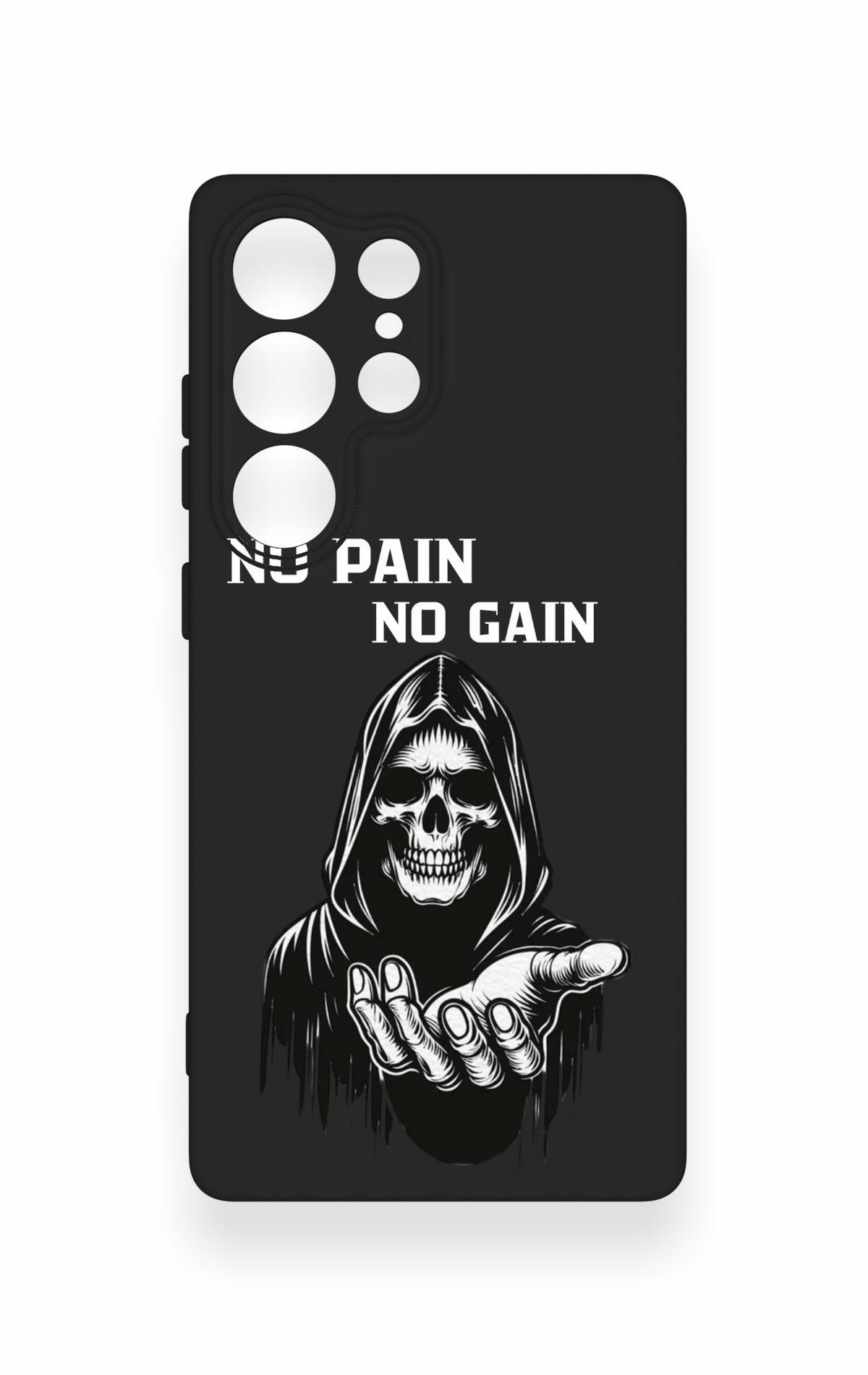 Samsung S25 Ultra Uyumlu No Pain No Gain Desenli Silikon Kılıf