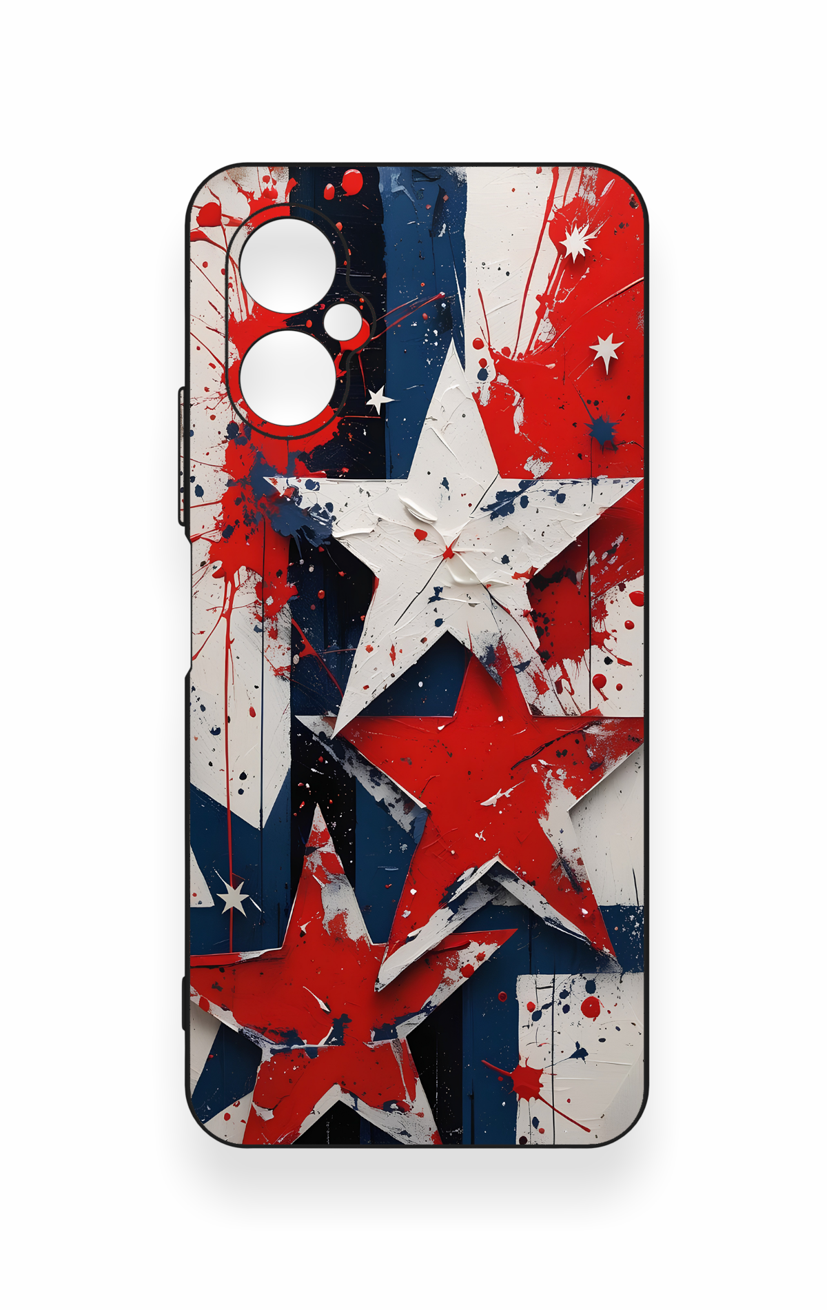 Omix X3 Uyumlu Star Flag Desenli Silikon Kılıf