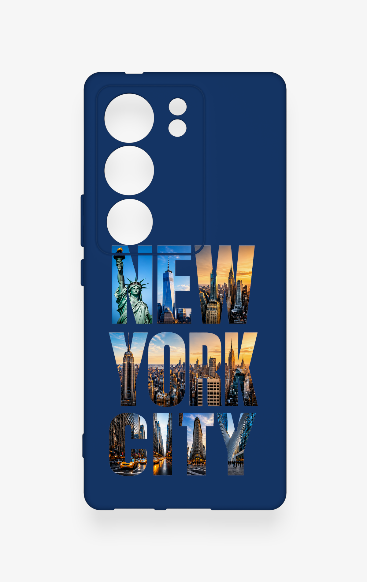 Vivo V29 Uyumlu New York City Desenli Silikon Kılıf