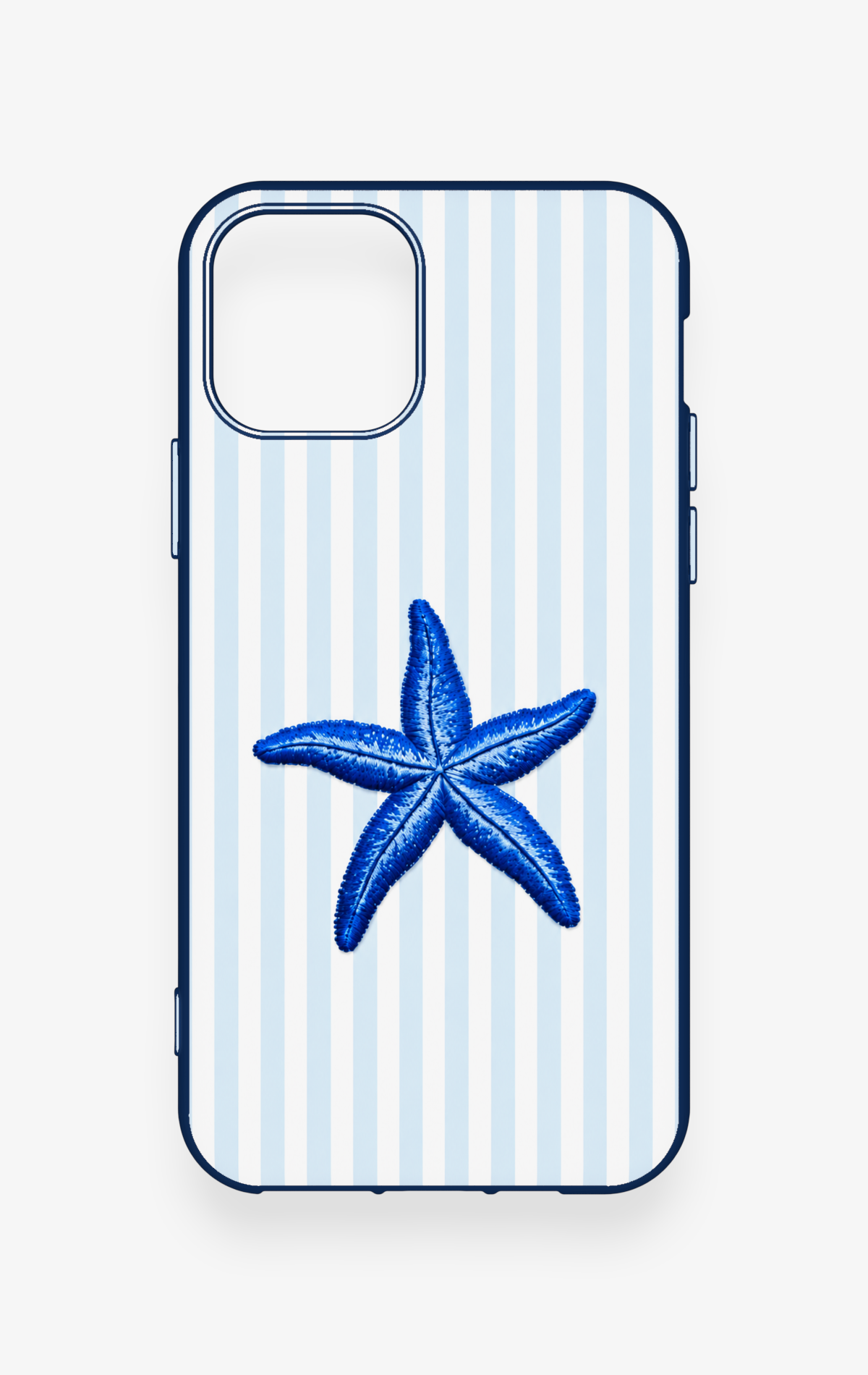 iPhone 11 Pro Uyumlu Mavi Deniz Yıldızı Desenli Silikon Kılıf