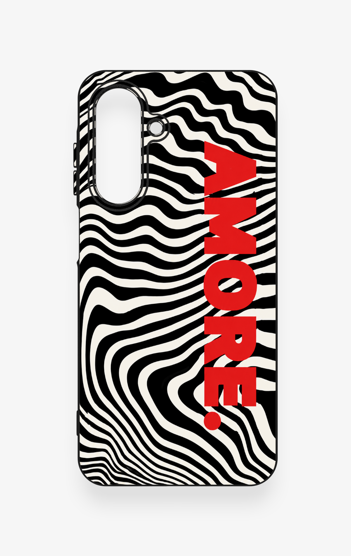 Samsung A26 Uyumlu Zebra Amore Desenli Silikon Kılıf