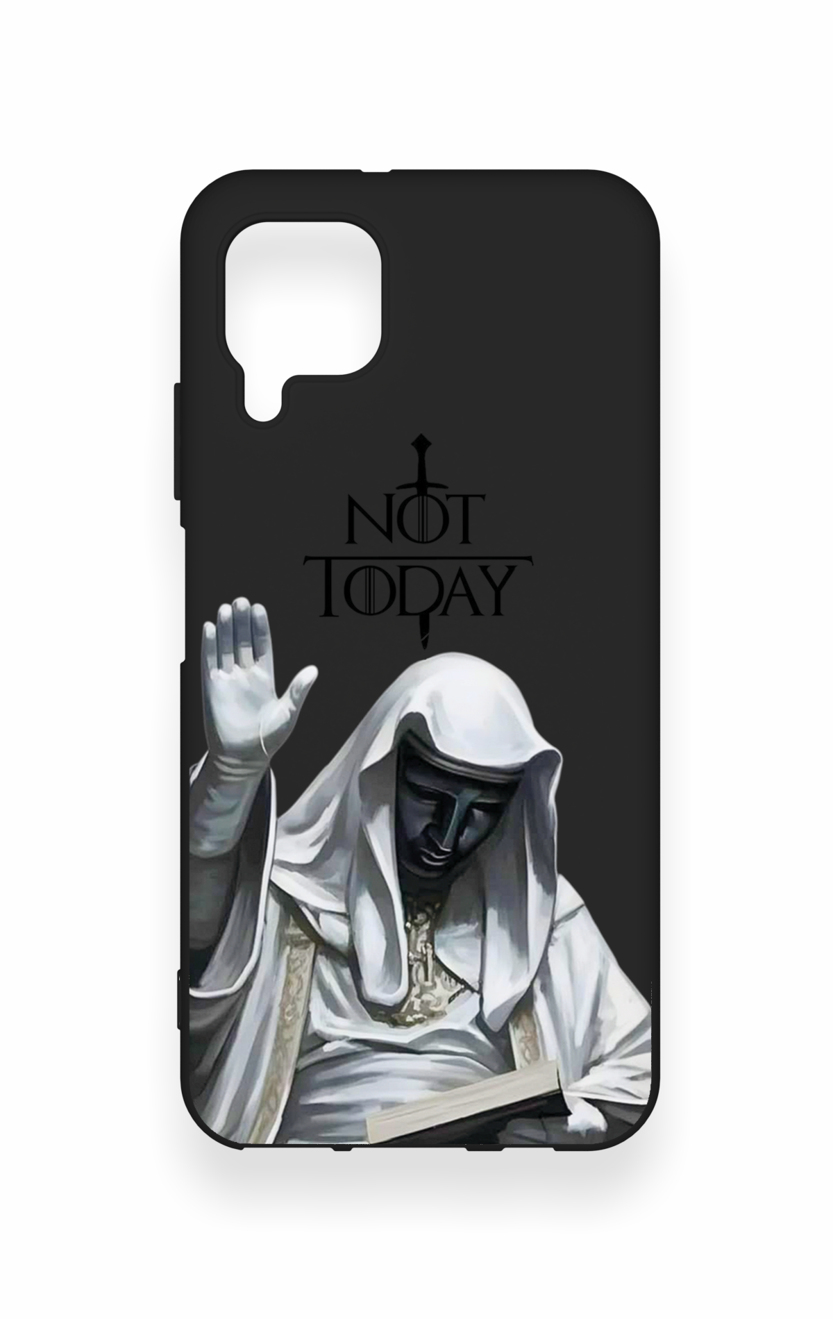 Huawei P40 Lite Uyumlu Not Today Desenli Silikon Kılıf