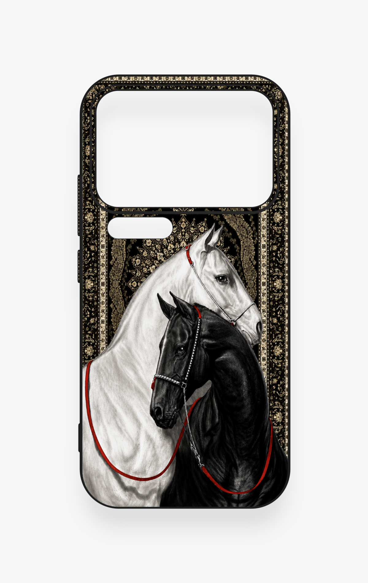 Xiaomi Mi 17 Pro 5G Uyumlu Asil Sevgili Atlar Desenli Silikon Kılıf